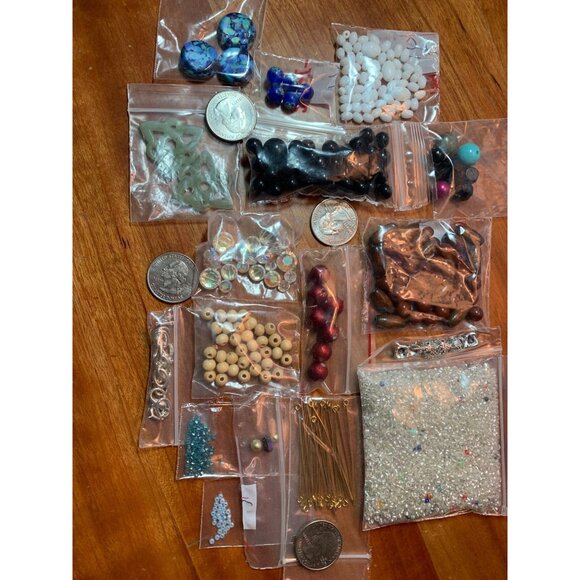 Assorted Beads for Jewelry Making #501 - Picture 1 of 10